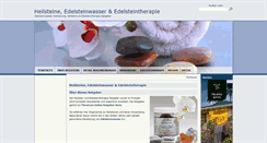 Desktop Screenshot of heilsteine-ratgeber.com