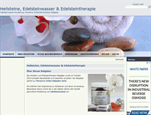 Tablet Screenshot of heilsteine-ratgeber.com